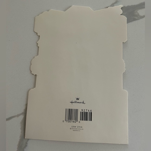 🆓 - Vintage Hallmark Embossed Wedding Day Card - Free With Purchase - Picture 5 of 6